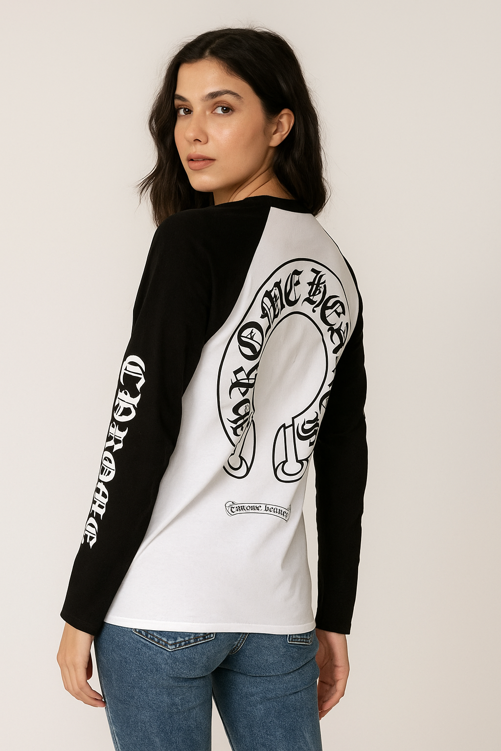 Chrome Hearts Long Sleeve Raglan Tee