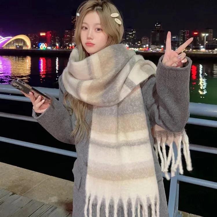 Cozy Winter Stripe Scarf