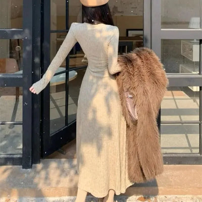 Cozy Chic Knitted Dress