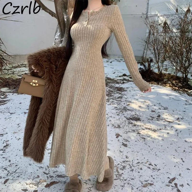 Cozy Chic Knitted Dress