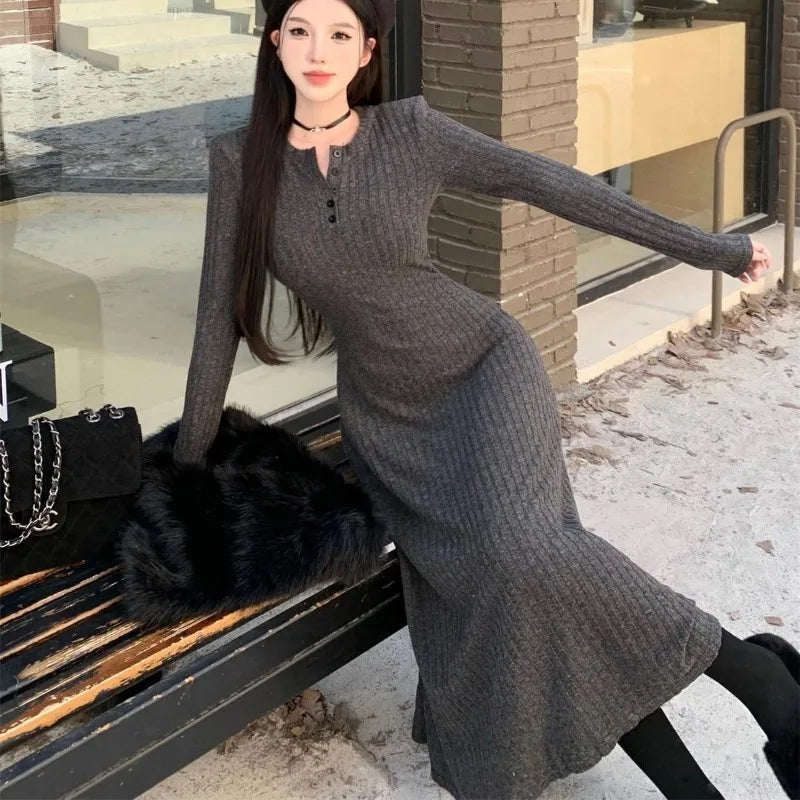 Cozy Chic Knitted Dress