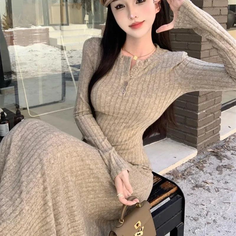 Cozy Chic Knitted Dress