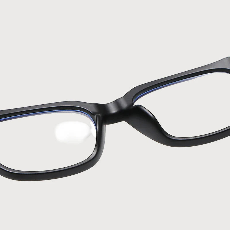 Chrome Crystal Unisex Glasses – Premium Acetate Frame with Metal Detailing